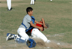 Baseball collision